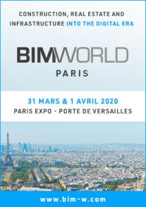 BIM WORLD 2020 – March 31, 2020 – April 1, 2020 | Paris | France