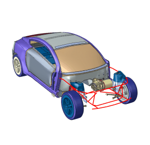 Constructing a Concept Vehicle Structure Optimized for Crashworthiness