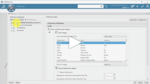 CATIA Civil Engineering Preferences