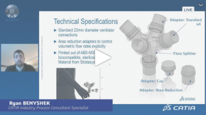 CATIA Talk | Splitter to ventilate 4 patients