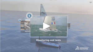 Finn mast project – Episode 6: Mast testing & monitoring to enhance understanding of 3DEXPERIENCE virtual model