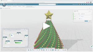 We have generated our own christmas tree with CATIA xGenerative Design