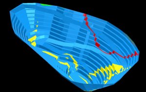 Coloring A Pit By Geology in GEOVIA Surpac