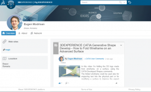 3DEXPERIENCE CATIA Generative Shape Develop – How to Fold Wireframe on an Advanced Surface