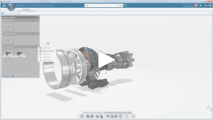 Exploding a turbo reactor engine with CATIA Product Perception Experience