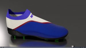 Football cleats model by Quentin Nocchi