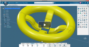 How to create a Hand Wheel with Surface and Part Design, on the 3DEXPERIENCE platform by Ionut Ghionea