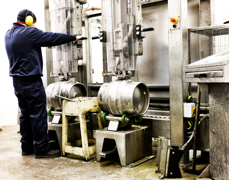beverage production at a plant