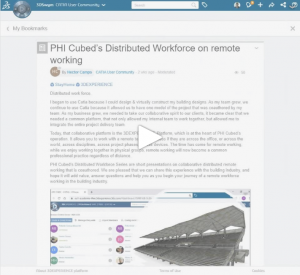 Many CATIA Champions have shared how they stay productive working from home
