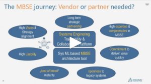 [WEBINAR Replay] Model Based System Engineering – Why to go for MBSE?