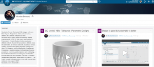 Design is good but parameter is better – Latest Tutorial from Nicolas Bernard