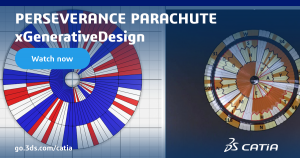 Perseverance easter egg using CATIA xGenerativeDesign