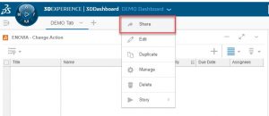 3DDashboard Management – Sharing Strategies