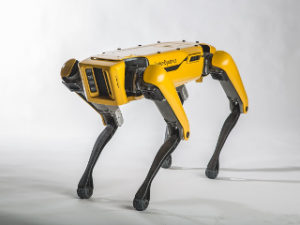 Spot the robot visits Dassault Systèmes