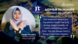 Celebrating Dassault Systèmes’ Women in Mining – Mirtha Yuliasti: If you work hard, your hard work will pay off