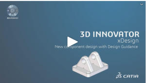Design new components in CATIA xDesign with inbuilt design guidance