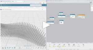 From subdiv to parametric modelling on the same widget thanks to the App switch button