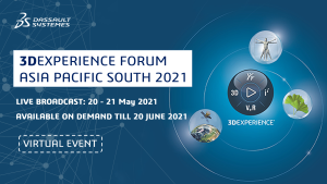 Registration is Open: 3DEXPERIENCE Forum Asia Pacific South 2021