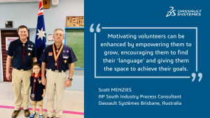 Dassault Systèmes Volunteer Spotlight – Scott Menzies: Motivating volunteers by empowering them to grow