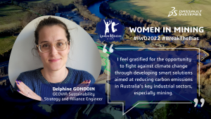 WIN Women in Mining – Delphine Gondoin: Gratified for the opportunity to fight against climate change