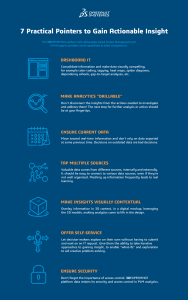 7 Practical Pointers to Gain Actionable Insight from PLM analytics