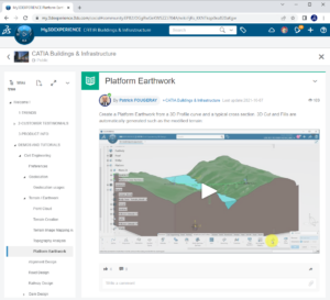 Platform Earthwork – Civil Engineering – CATIA Tutorial