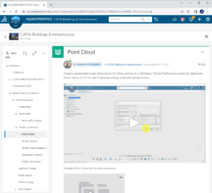 How to Import a geolocated point cloud (up to 10 million points) in a 3DShape CATIA Tutorial –