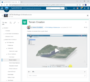 How to Create a terrain from a point cloud – Civil Engineering – CATIA Tutorial