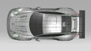 CATIA V5 IMA-GSD Model – top view – 911RSR