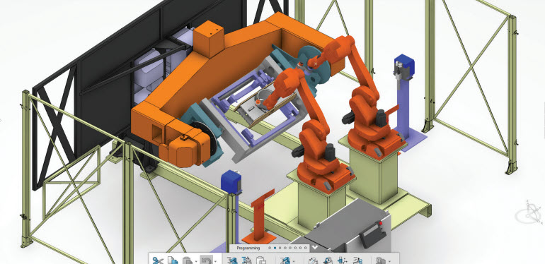 DELMIA 3D robot programming software