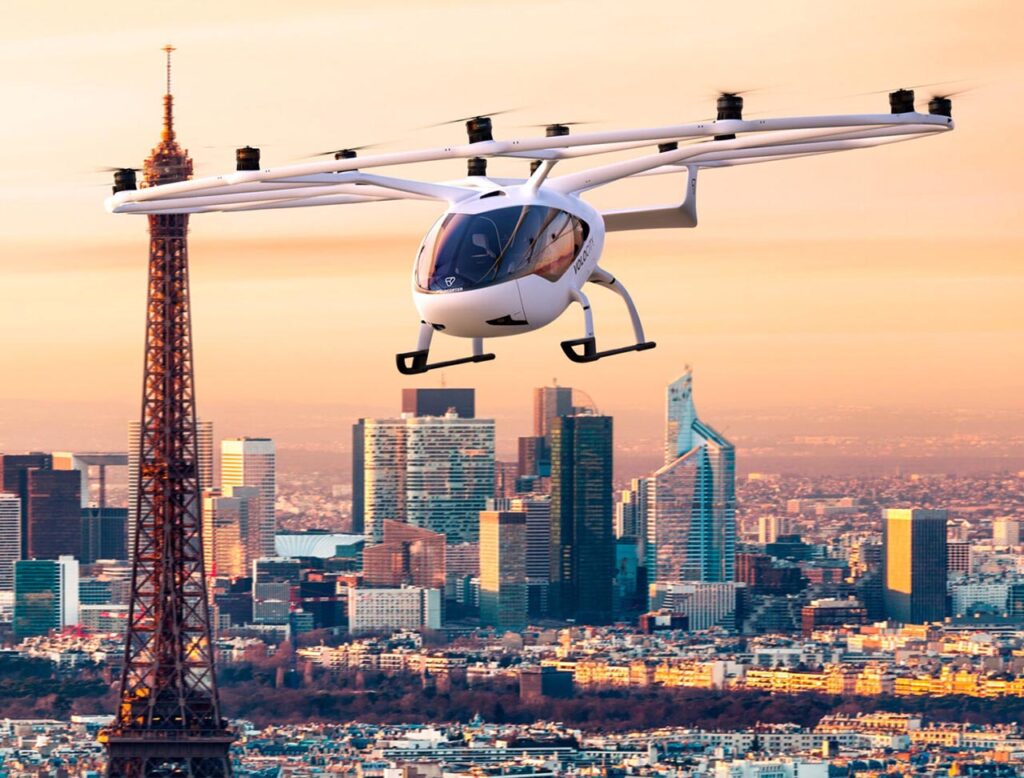 Volocopter over Paris.