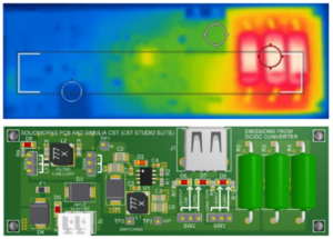 Thermal Simulation of Electric Losses on PCBs, Compared to Measurements
