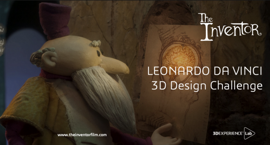 Graphique: The Inventor Leonardo Da Vinci 3D Design Challenge
