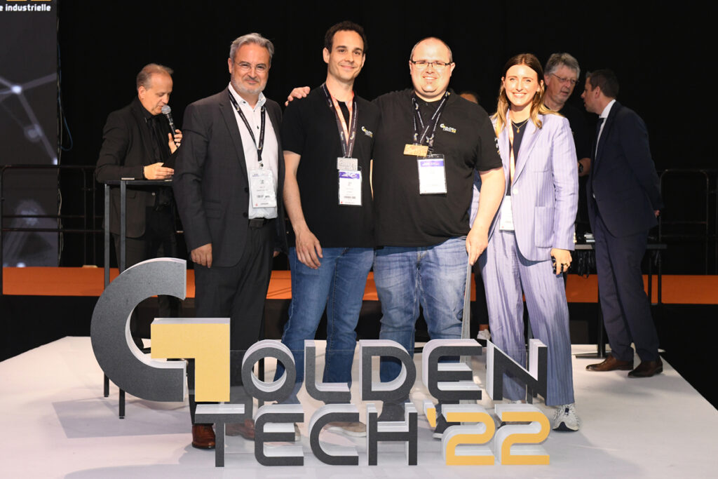 Trois hommes et une femme à Golden Tech 2022