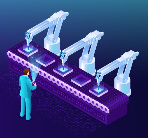 material synchronization in warehouse and production