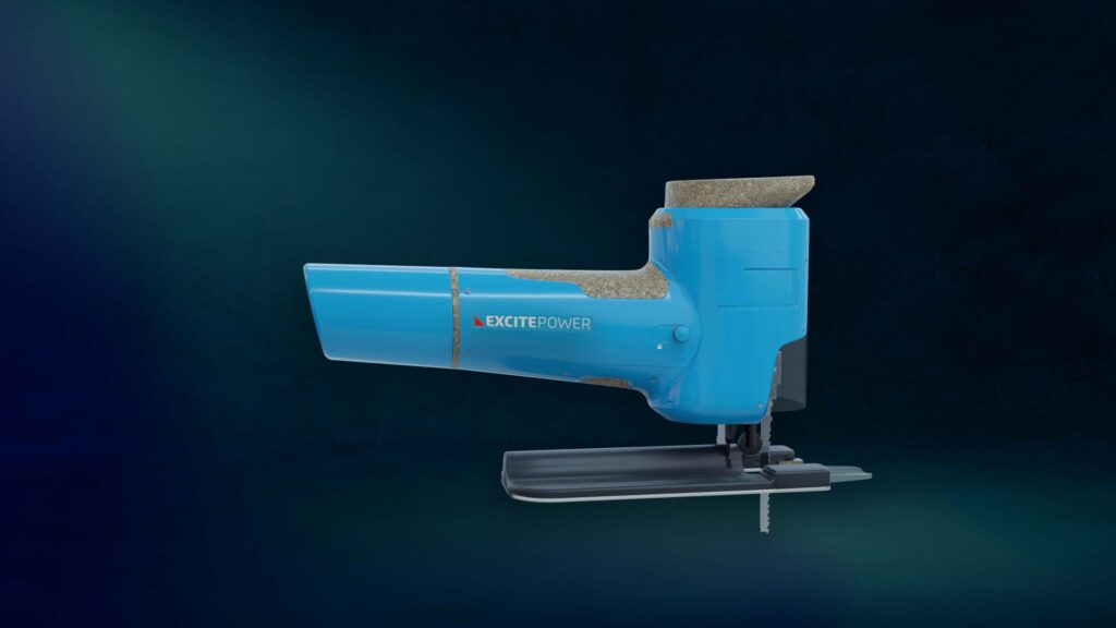 A conceptural powertool for DIY consumers (developed with SOLIDWORKS on the 3DEXPERIENCE platform.)