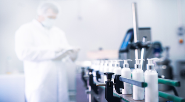 running a compliance check on a new skin lotion formulation