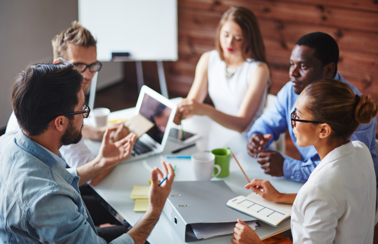 business meeting to discuss strategy