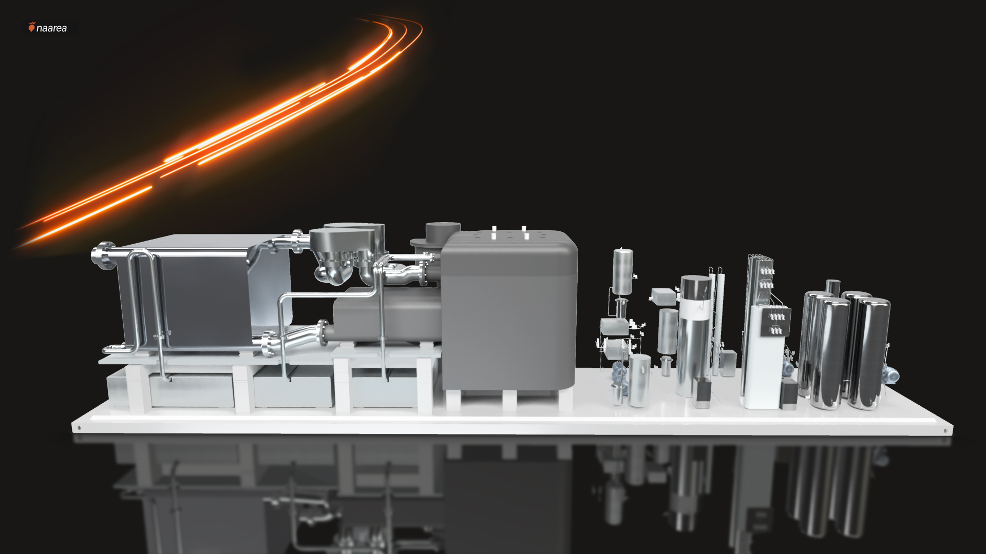 Naarea XAMR micro modular reactor 3DEXCITE - Dassault Systemes. 