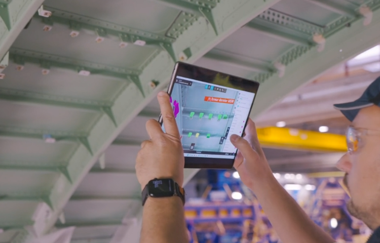 Validate ergonomic processes with augmented reality from DELMIA.