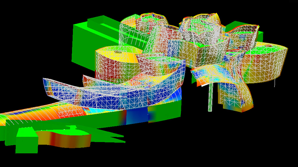 CATIA model of the Guggenheim Museum